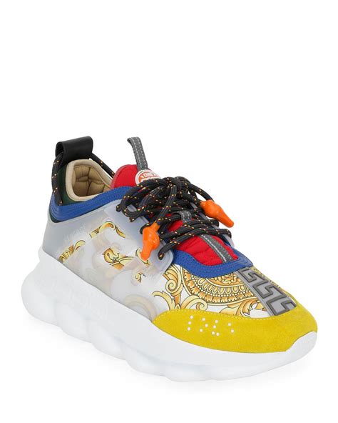 versace mens sneakers chain reaction|chain reaction sneakers Versace men's.